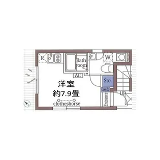 東京都足立区千住河原町【マンション】の間取り
