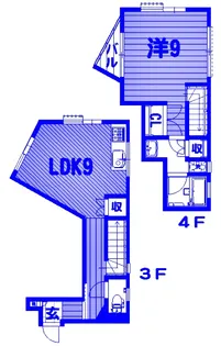 WEST HOMEの間取り