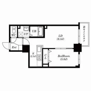 REEF LUANA(リーフルアーナ)【3階】の間取り