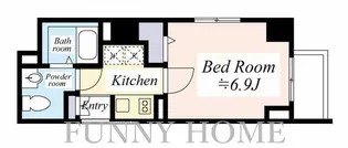 東京都目黒区駒場2【マンション】の間取り