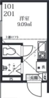 PREMIER笹塚【1階】の間取り