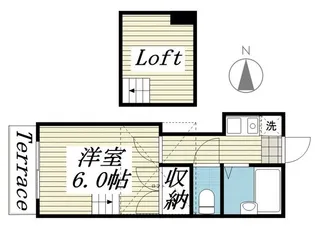 グレイスCHIKO【1階】の間取り