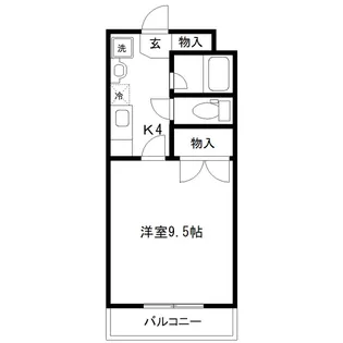 ウィンベルデュエット仙台北山I【3階】の間取り