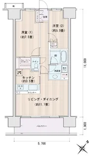 東京都江東区豊洲3【マンション】の間取り