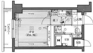 グランド・ガーラ西新宿East【6階】の間取り