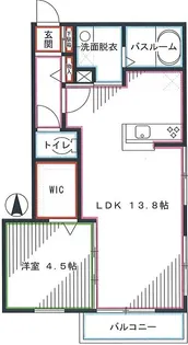 パレスみやび【1階】の間取り
