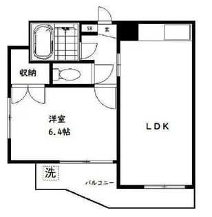 パークサイド波良【2階】の間取り