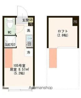 東京都杉並区和泉1【アパート】の間取り