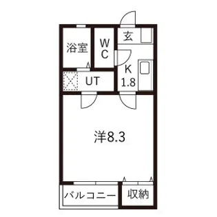 リブレア三番町【2階】の間取り