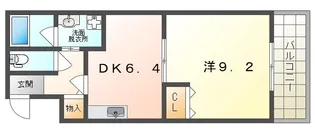 フジパレス池田【2階】の間取り