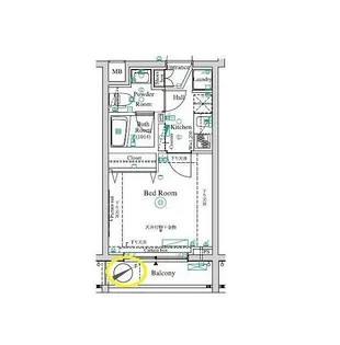 REILIS FUTAKOーSHINCHI THE FIRST.【3階】の間取り