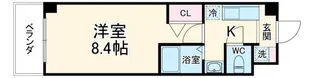 ベルフローラ白鳥【3階】の間取り