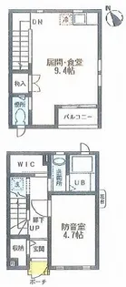 ポプラ倶楽部【1階】の間取り