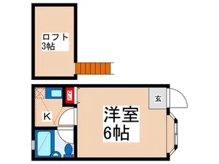 ローズアパートR59番館【1階】の間取り