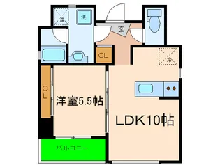 AOI FLATS【2階】の間取り