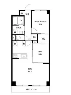 PARK MODERN 西葛西【3階】の間取り