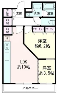 ライオンズステージ関内メダリオン【8階】の間取り