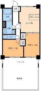 Mine古三津【1階】の間取り