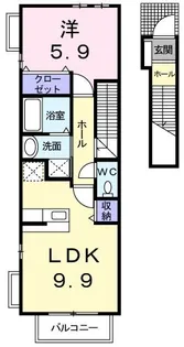 サニーメゾン【2階】の間取り