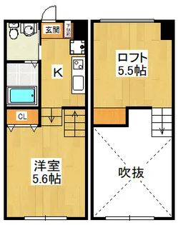 chalet+東中山【2階】の間取り