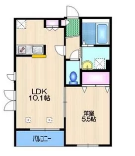 Riz【2階】の間取り