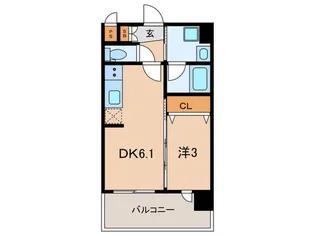 福岡県北九州市小倉北区三萩野1【マンション】の間取り