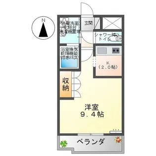 ベルクレスト.K【2階】の間取り