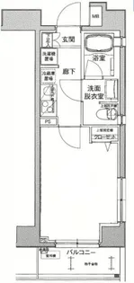 アイルカナーレ多摩川【3階】の間取り