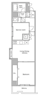 ワコーレ第二板橋【2階】の間取り