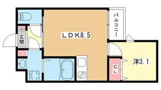 大阪府豊中市螢池南町3【マンション】の間取り