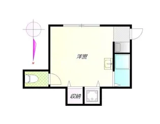 ハイムかしわ【1階】の間取り