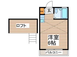 パ-ルメゾン【2階】の間取り
