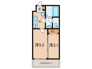 BASE青木【2階】の間取り