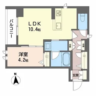 エルドール鉄砲町東【3階】の間取り