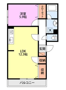 AMS【2階】の間取り