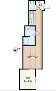 Erfolg鳩ヶ谷【1階】の間取り