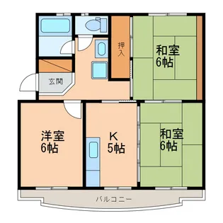 ベイサイドヒル蔵波【3階】の間取り