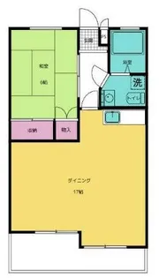 サンライズ茨坪【3階】の間取り