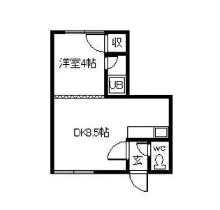 イヴィーサA・B棟【1階】の間取り