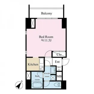 リテラス三軒茶屋【4階】の間取り