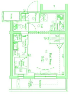 ラフィスタ元町1【3階】の間取り