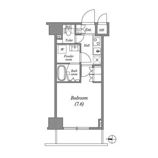 GRAN PASEO両国 North【6階】の間取り