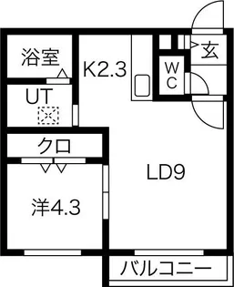 Star Spot(スタースポット)【3階】の間取り