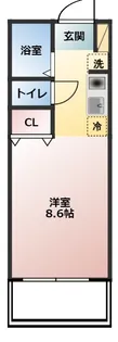 コーポ矢切【2階】の間取り
