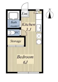 ペアハウス氷川A【1階】の間取り