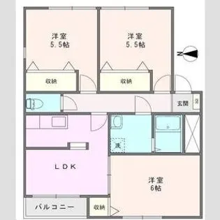 ファンタジーA【2階】の間取り