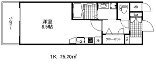 エヴァステージ神戸六甲【9階】の間取り