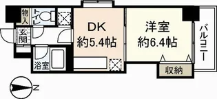 ラフィネ堺町【8階】の間取り