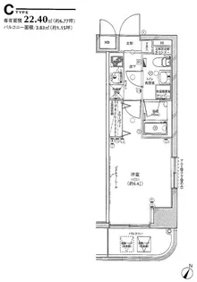 グリアス宮崎台【5階】の間取り