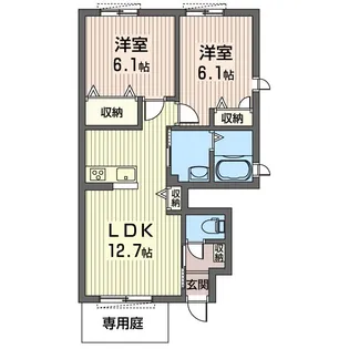 リシェスIII【1階】の間取り